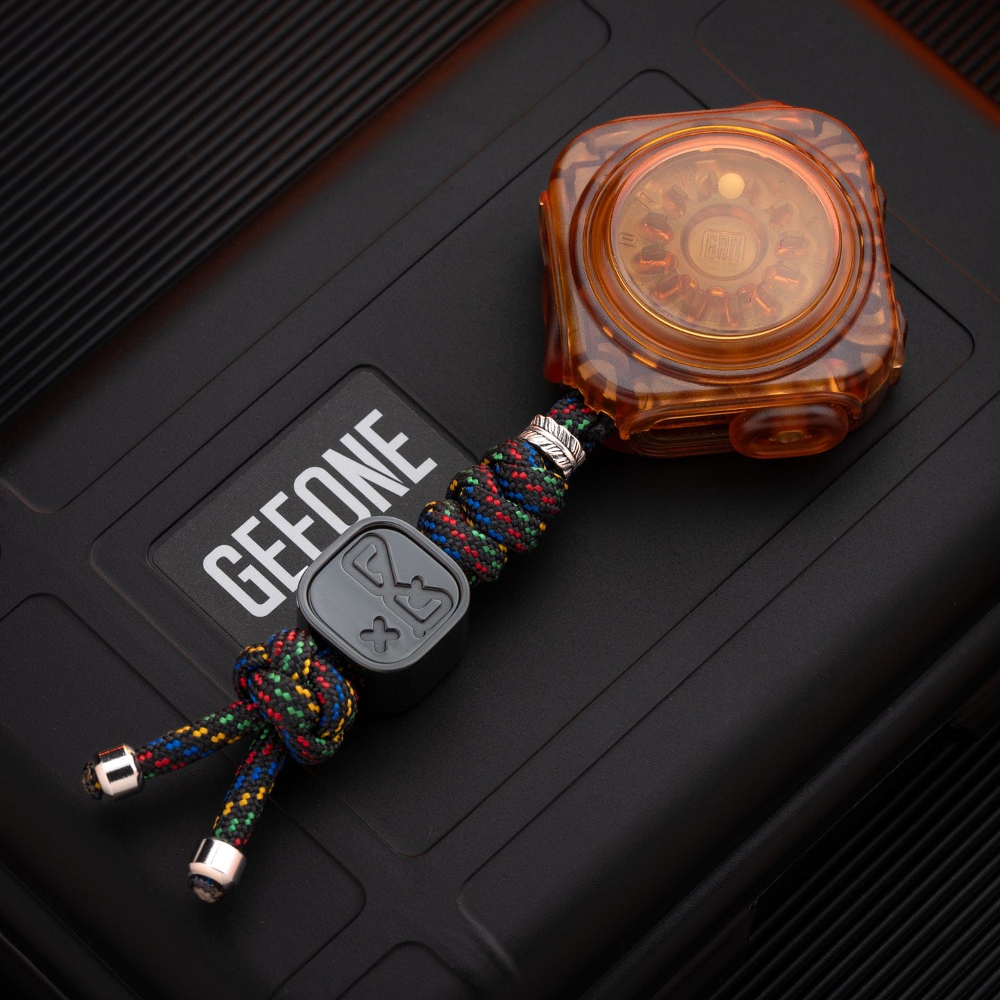 Gyroscope Toy – Gao Studio Fidget Master | PC Amber Titanium PEI EDC Spinner