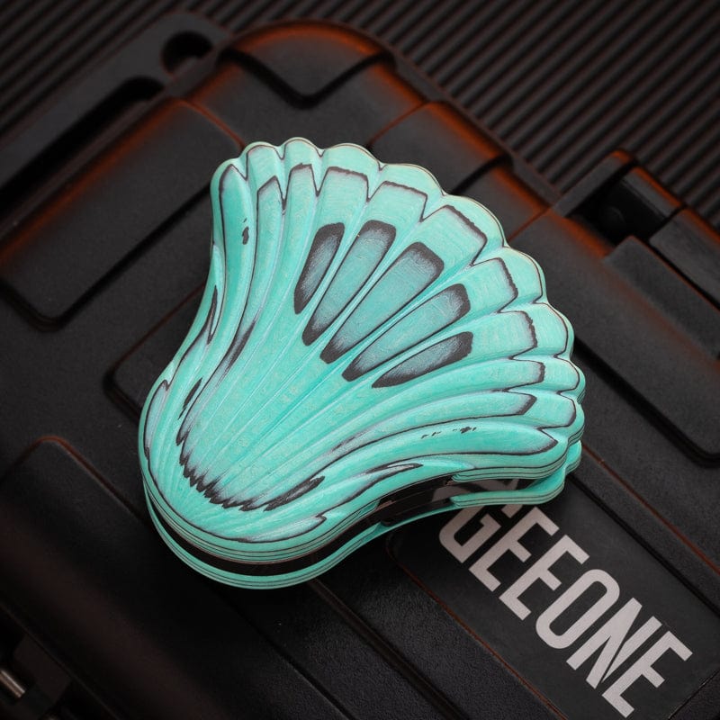 Tactile Slider – KAIS Balled Shell | Carbon Quartz Zirconium Oil Slick EDC Mechanical Slider