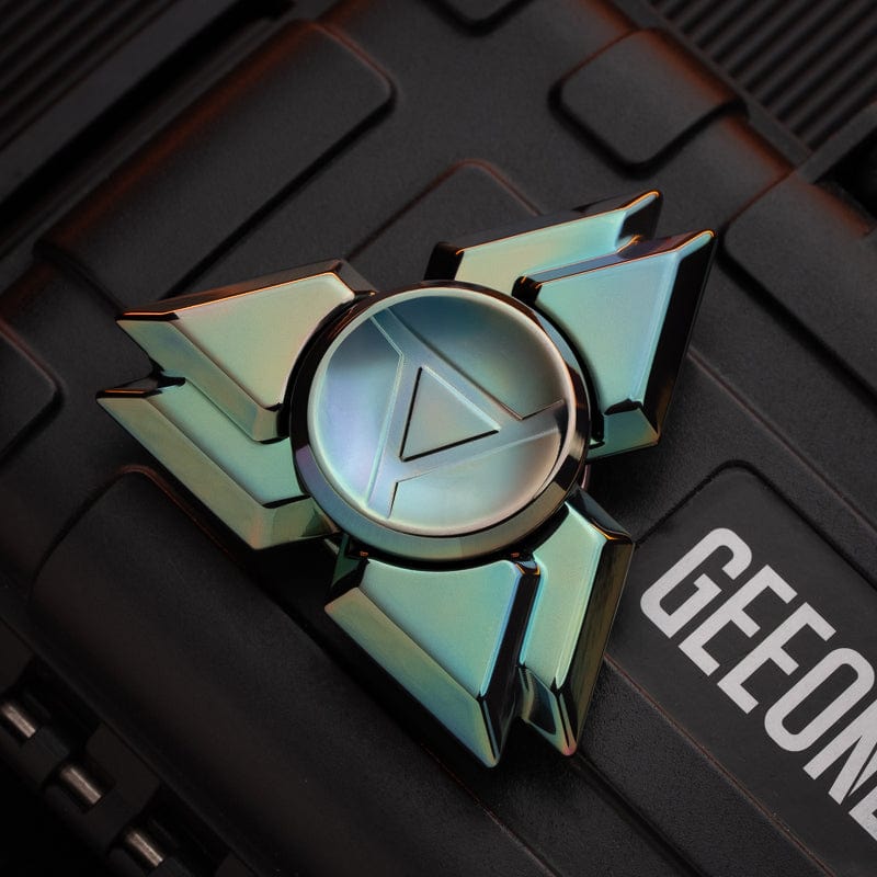 Fidget Spinner EDC – LM EDC Twin | Stainless Steel Zirconium Oil Slick Spin Top