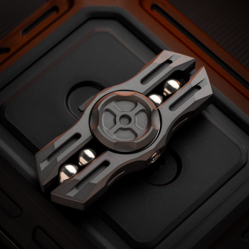 Precision Spinner – MACKIE Divine Sword 2.0 | Blasted Stainless Steel Zirconium EDC