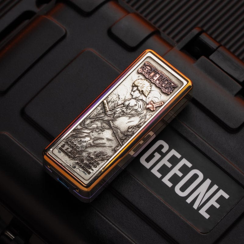 EDC Slider – MX MX-1 | Titanium Zirconium Stainless Steel Splash Ink Fidget