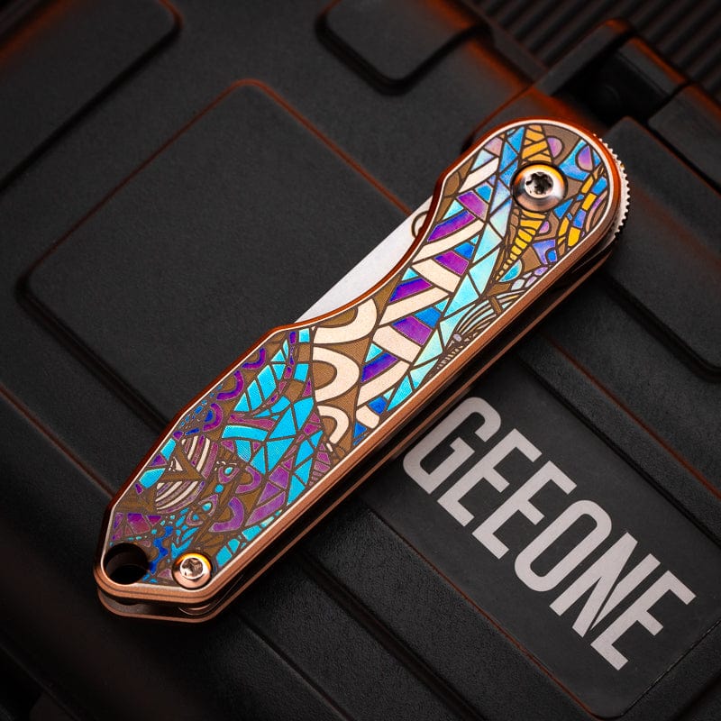 Pocket Knife EDC – New Play Yu Jingzi | ZDP189 M390 Titanium Engraving Multi Tool