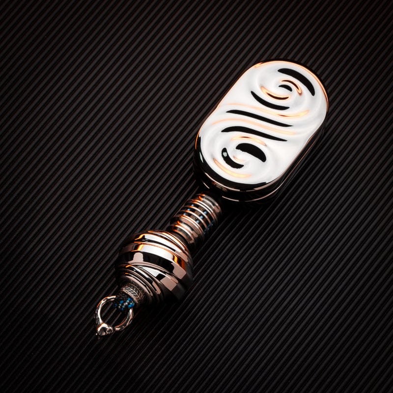 EDC Lanyard Bead – BlackReef Whirlpool | Stainless Steel Knife Pendant EDC Bead