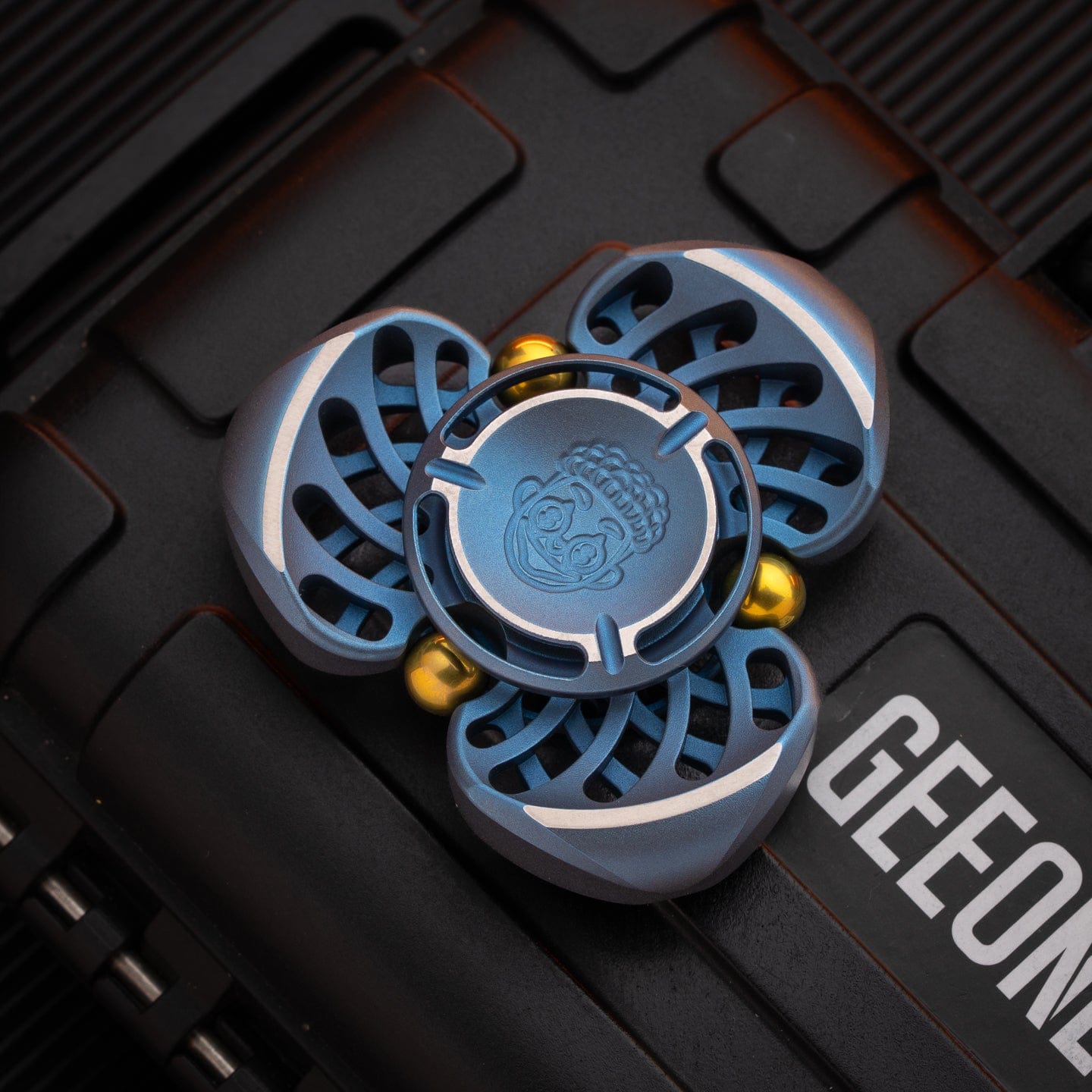 Fidget Spinner EDC – ZacLab Turbo | Titanium Zirconium Stainless Steel Spin Top