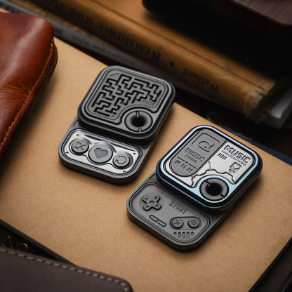 Hand Spinner – 01EDC CD Player Cube | Zirconium Titanium Stainless Steel EDC Fidget