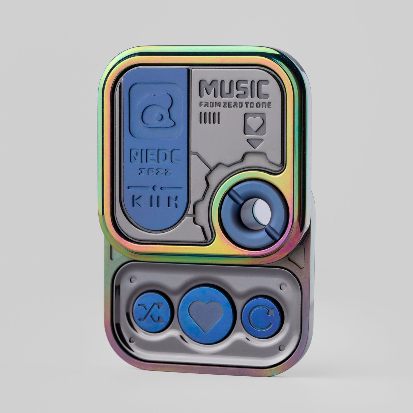 Hand Spinner – 01EDC CD Player Cube | Zirconium Titanium Stainless Steel EDC Fidget