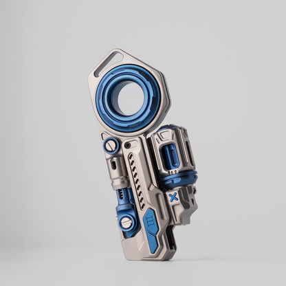Fidget Slider EDC – 01EDC Time Knight 3.0 | Stainless Steel Titanium Zirconium PEI Push Slider