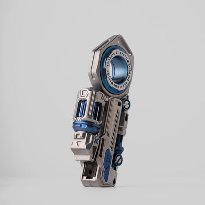 Fidget Slider EDC – 01EDC Time Knight 3.0 | Stainless Steel Titanium Zirconium PEI Push Slider