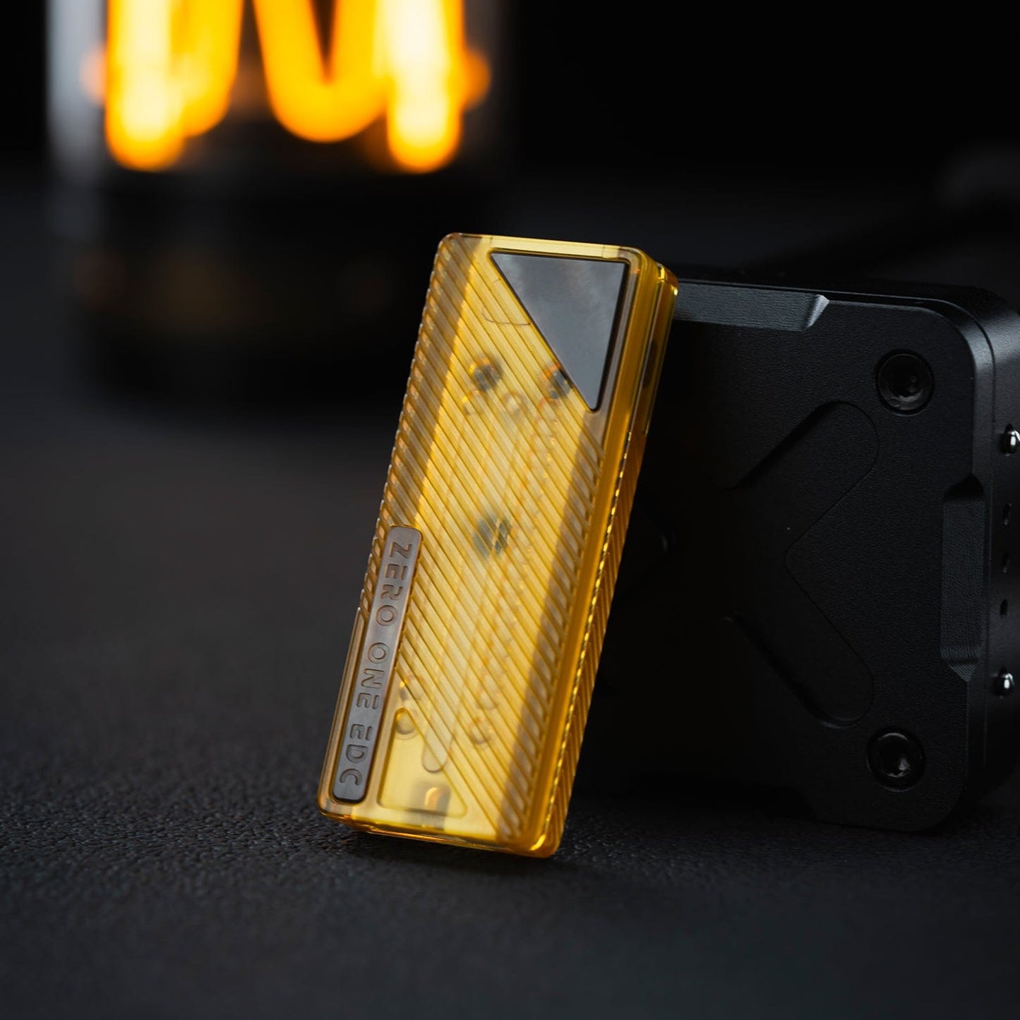 Fidget Slider EDC – 01EDC Wafer Biscuit | PEI Titanium Stainless Steel Ceramic Coating Push Slider