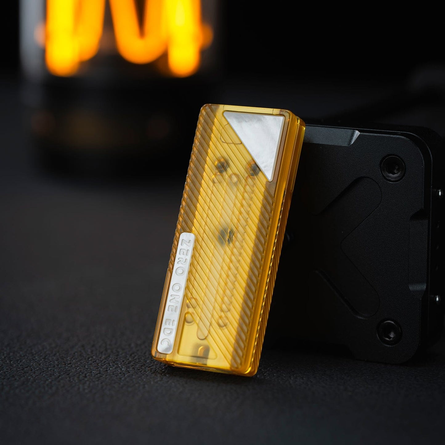 Fidget Slider EDC – 01EDC Wafer Biscuit | PEI Titanium Stainless Steel Ceramic Coating Push Slider