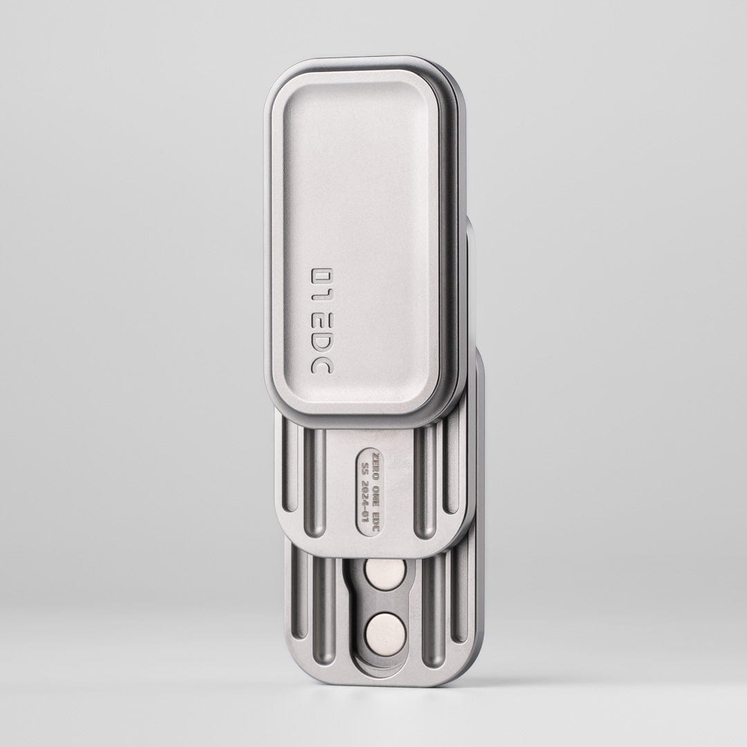 Mechanical Slider – 01EDC Magnetic 3 Stack Slider | Zirconium Brass Copper Stainless Steel G10