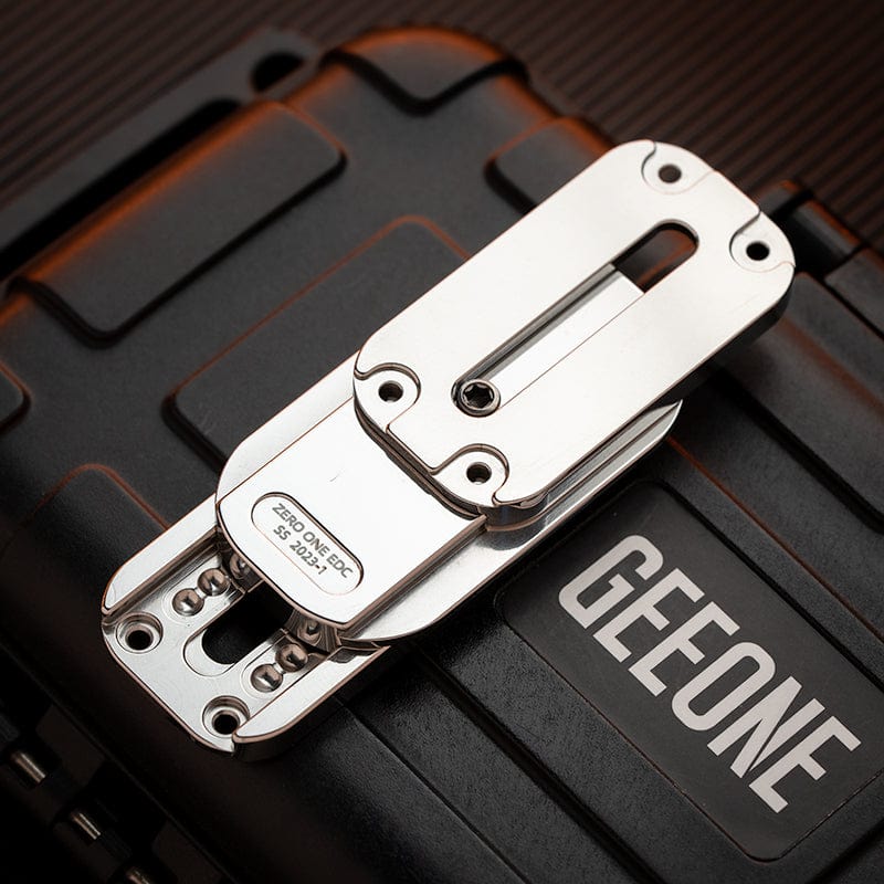 Fidget Slider EDC – 01EDC 01 Slider | Titanium Zirconium PEEK Push Slider Mechanical Magnetic