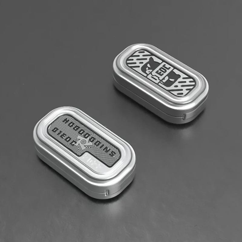 Fidget Slider EDC – 01EDC 01 Slider | Titanium Zirconium PEEK Push Slider Mechanical Magnetic