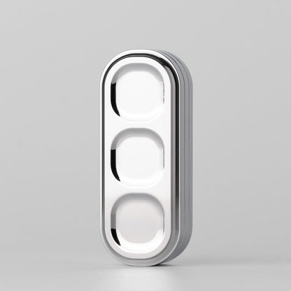 Push Slider – 01EDC Pea Slider | Stainless Steel Stonewashed Polished EDC Fidget