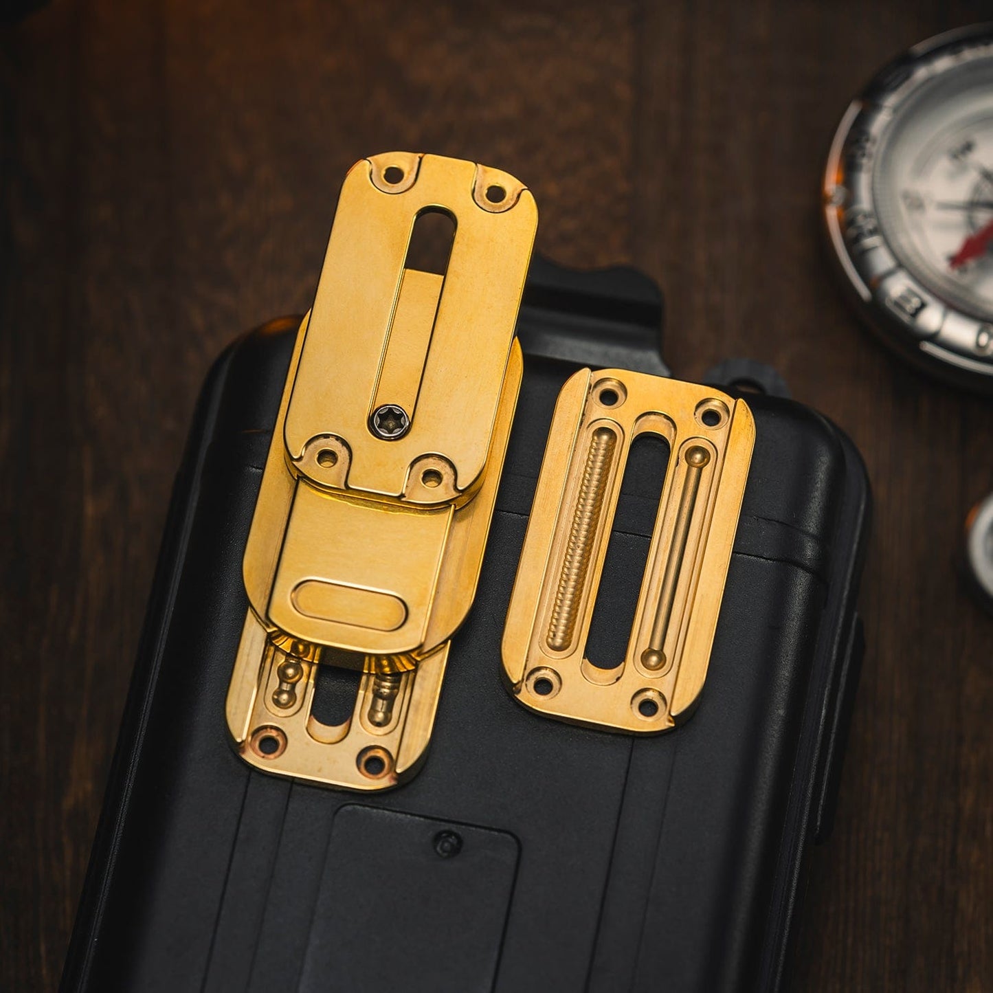 Fidget Slider EDC – 01EDC 01 Slider | Titanium Zirconium PEEK Push Slider Mechanical Magnetic
