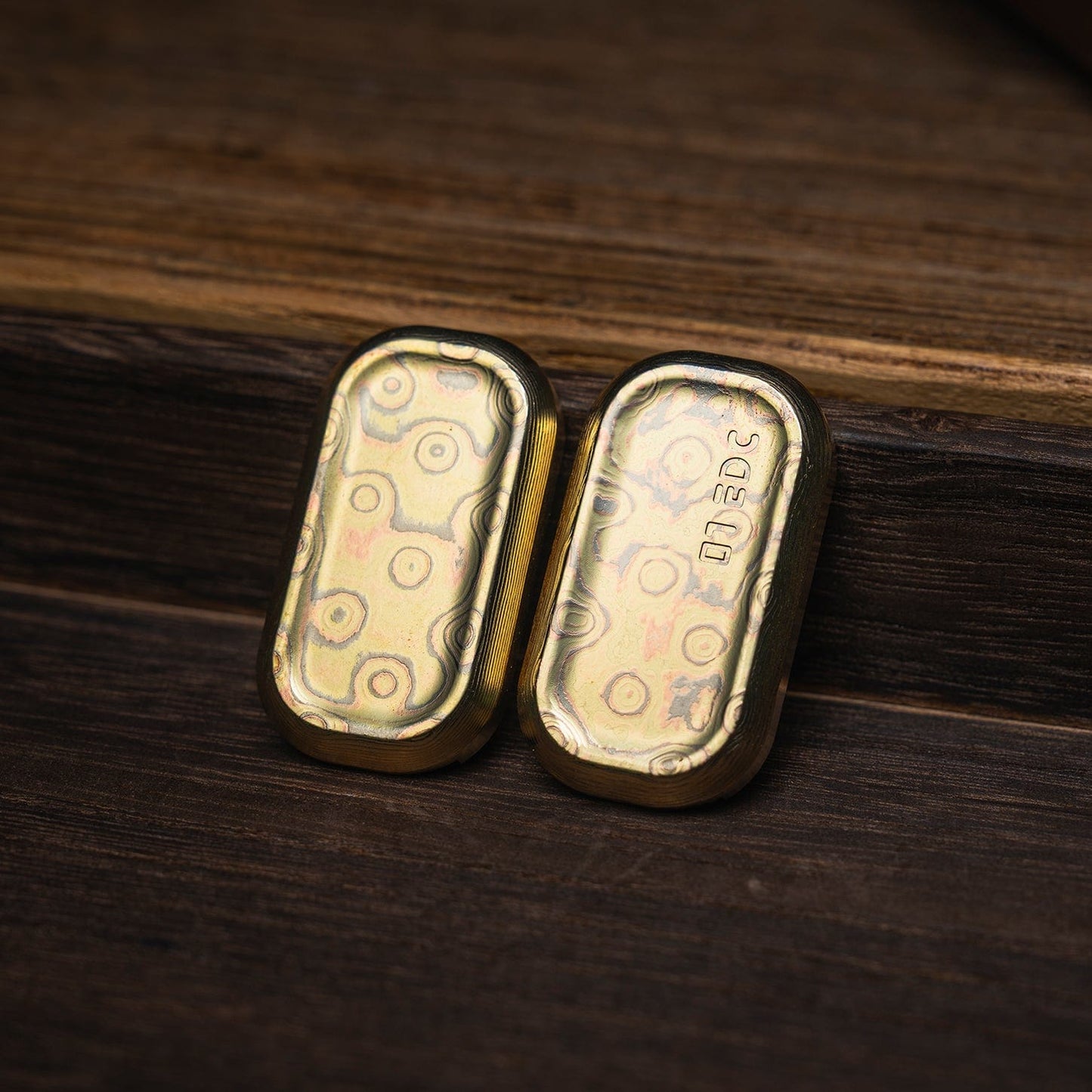 Fidget Slider EDC – 01EDC 01 Slider | Titanium Zirconium PEEK Push Slider Mechanical Magnetic