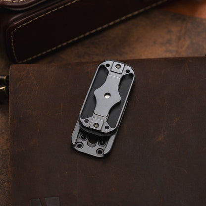 Fidget Slider EDC – 01EDC 01 Slider | Titanium Zirconium PEEK Push Slider Mechanical Magnetic