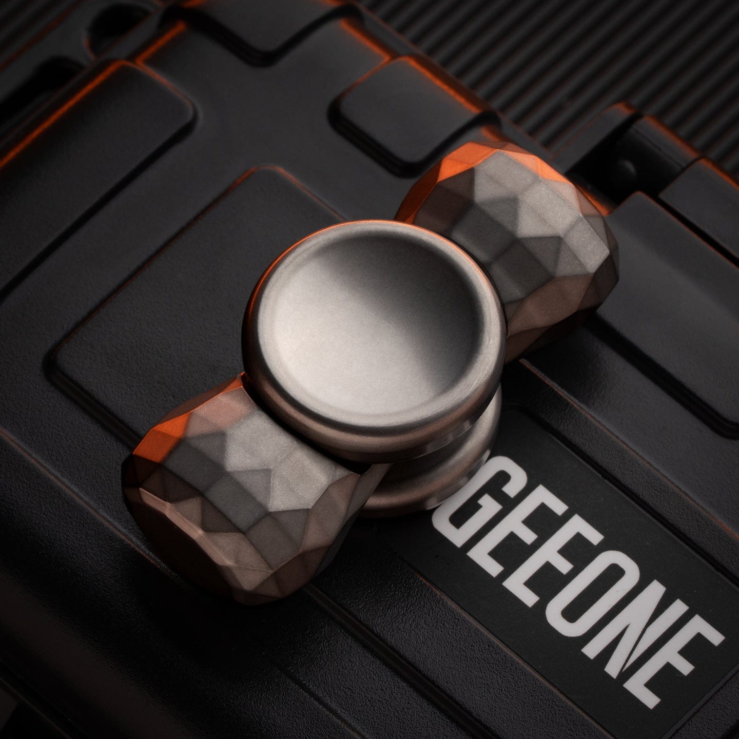 Fidget Slider EDC – 369 Studio Starblaze | Titanium Stainless Steel Knife Grain Push Slider