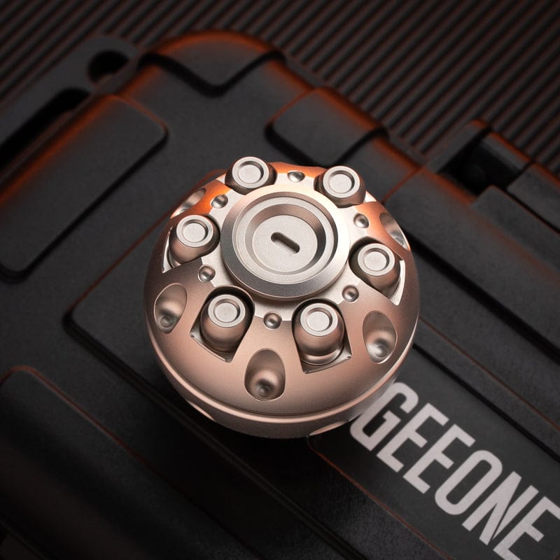 Spinning Top – 42COSMO Death Star | Zirconium Titanium Mokuti EDC Fidget Spinner