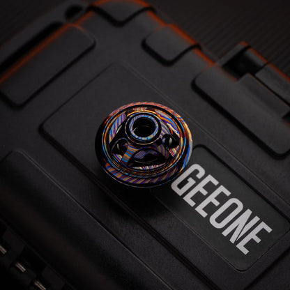Paracord Bead – 42Cosmo Planet Lanyard Bead | Titanium Zirconium PEEK EDC Pendant