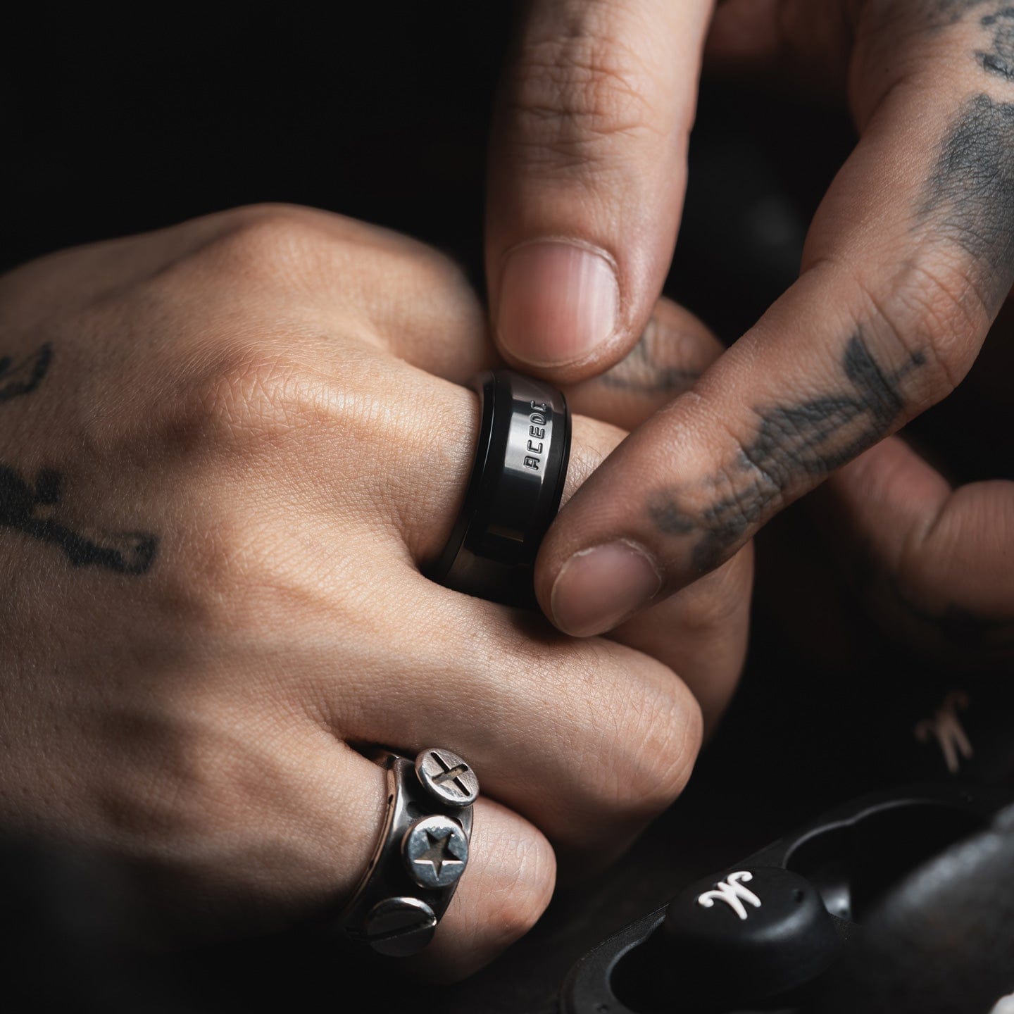 Precision EDC Ring – ACEdc Mechanical Ring 3.0 Zero | Zirconium Titanium Mokuti Zircuti