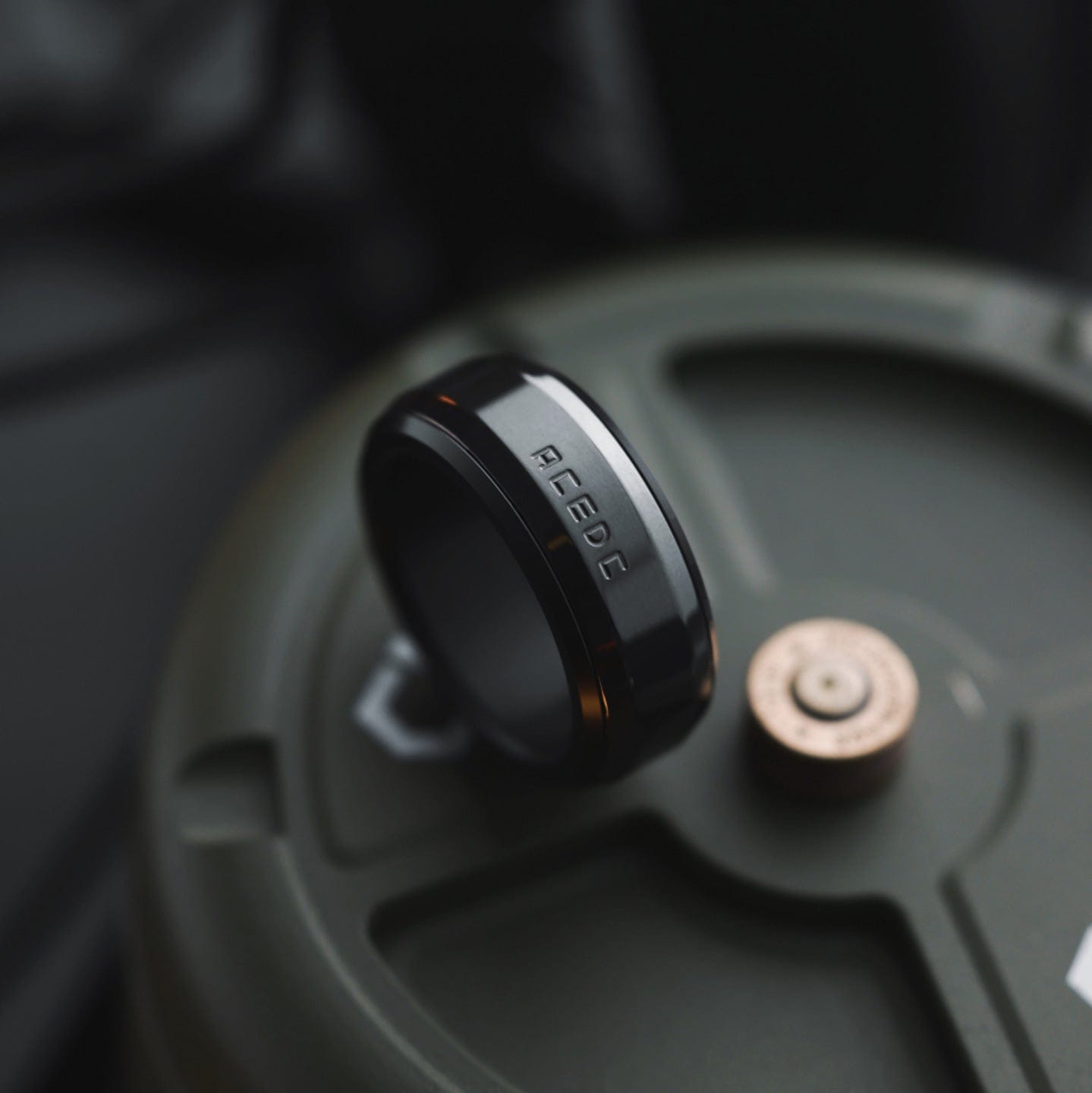 Precision EDC Ring – ACEdc Mechanical Ring 3.0 Zero | Zirconium Titanium Mokuti Zircuti