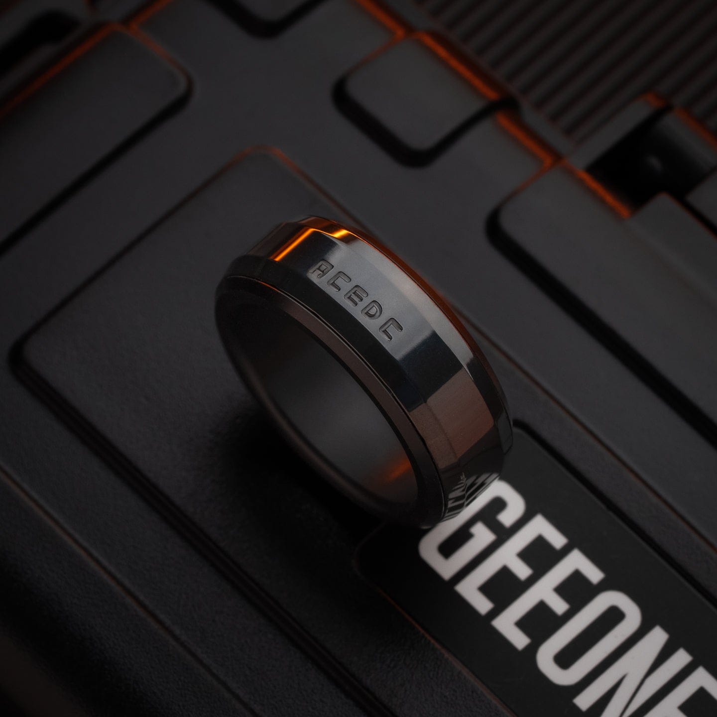 Precision EDC Ring – ACEdc Mechanical Ring 3.0 Zero | Zirconium Titanium Mokuti Zircuti