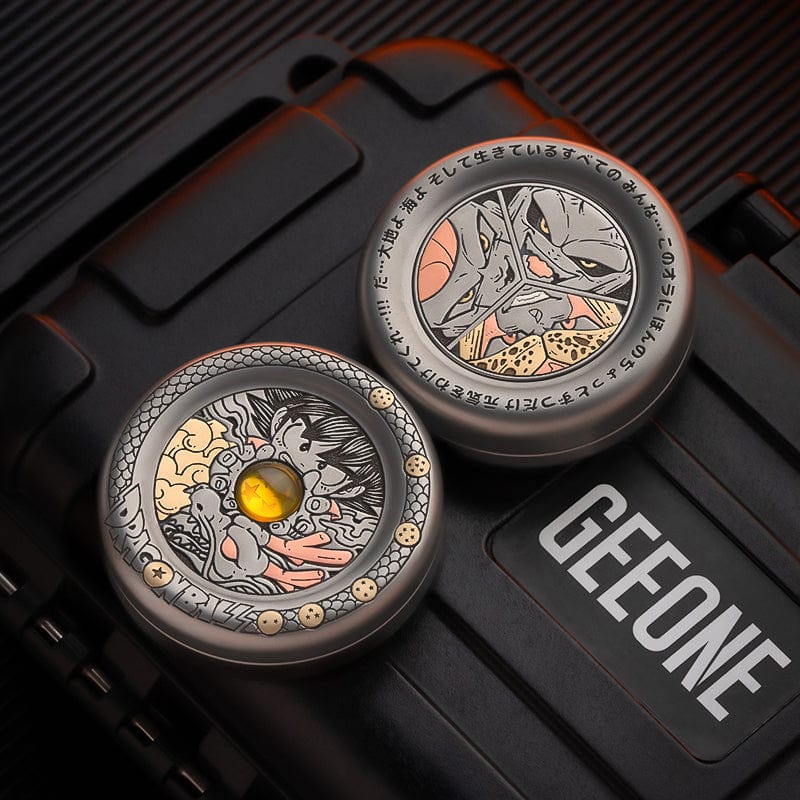 Tactile Coin – ACEdc Noise-Milk Cap | Stainless Steel Titanium Zirconium Haptic EDC