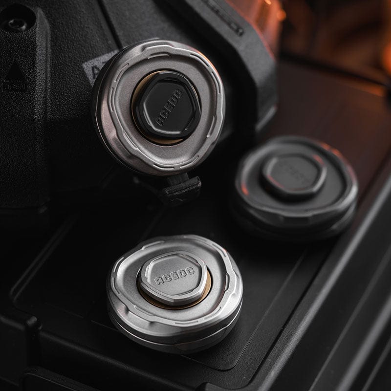 Magnetic Slider – ACEdc Core | Stonewashed SS Titanium Zirconium EDC
