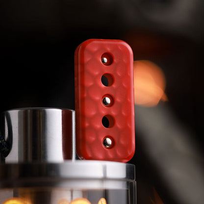 Push Slider – ACEdc Fortune Cookie | Titanium Zirconium Carbon Fiber EDC Fidget