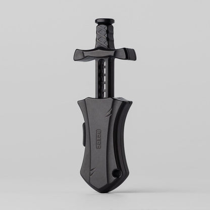 Pocket Knife EDC – ACEdc Master Sword | Titanium Stainless Steel Zirconium Folding Blade