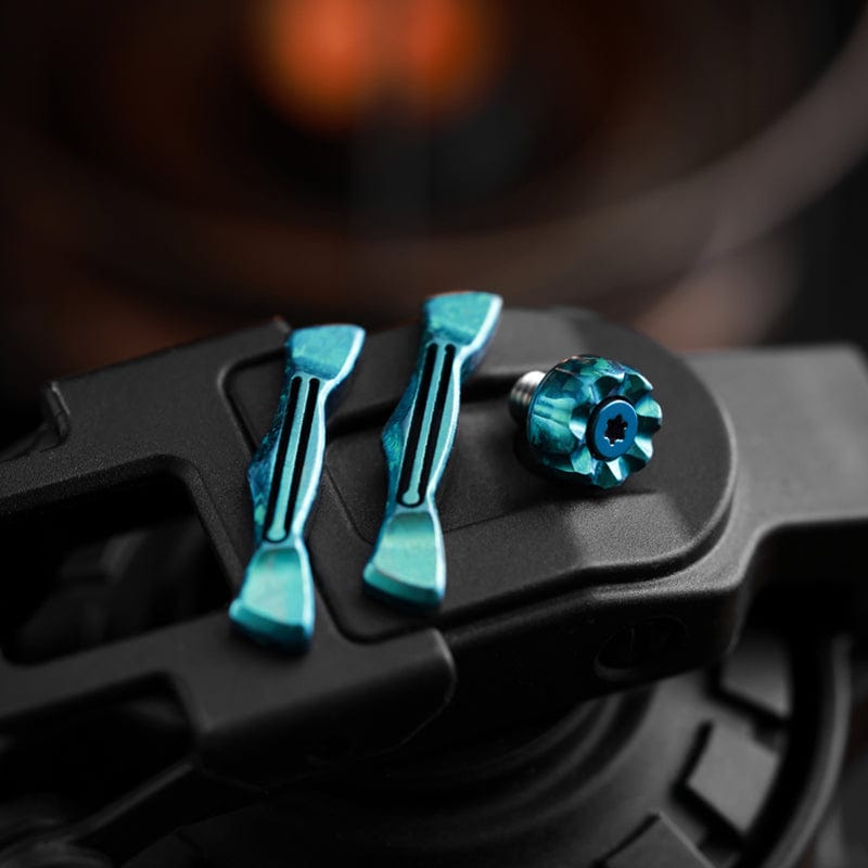Pocket Knife EDC – ACEdc Master Sword | Titanium Stainless Steel Zirconium Folding Blade