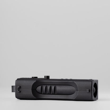 Mechanical Slider – Alpha Bullet Gun | Blasted Zirconium EDC Push Slider