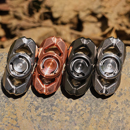 Precision Spinner – YOLO Studio Mini G | Stainless Steel Titanium Zirconium EDC Fidget Gyro