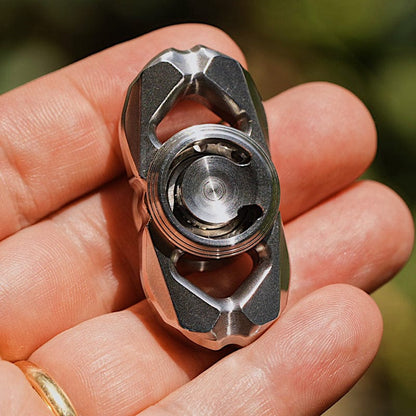 Precision Spinner – YOLO Studio Mini G | Stainless Steel Titanium Zirconium EDC Fidget Gyro