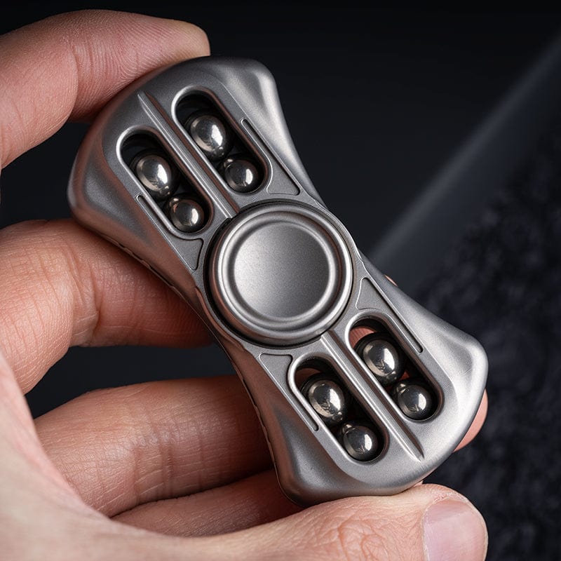 Hand Spinner – Bad Guy Bad Butterfly 2.0 | Copper Titanium Zirconium Mokume EDC Fidget