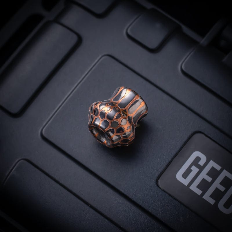 EDC Bead – Bad Guy Pendant | Superconductor Zircuti Mokuti Knife Lanyard Bead
