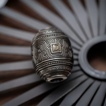 EDC Lanyard Bead – BPMods Zodiac Dog | Chinese Zodiac Paracord Bead Brass Copper