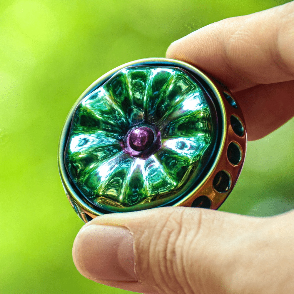 Precision Spinner – Bright Blood Eternal Flower | Stainless Steel Titanium Ceramic Coating EDC Gyro