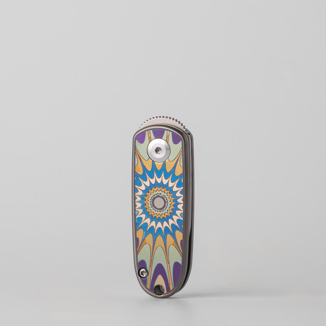 Pocket Knife EDC – Changshanqijie Yuebao | M390 Steel Titanium Shell Inlay