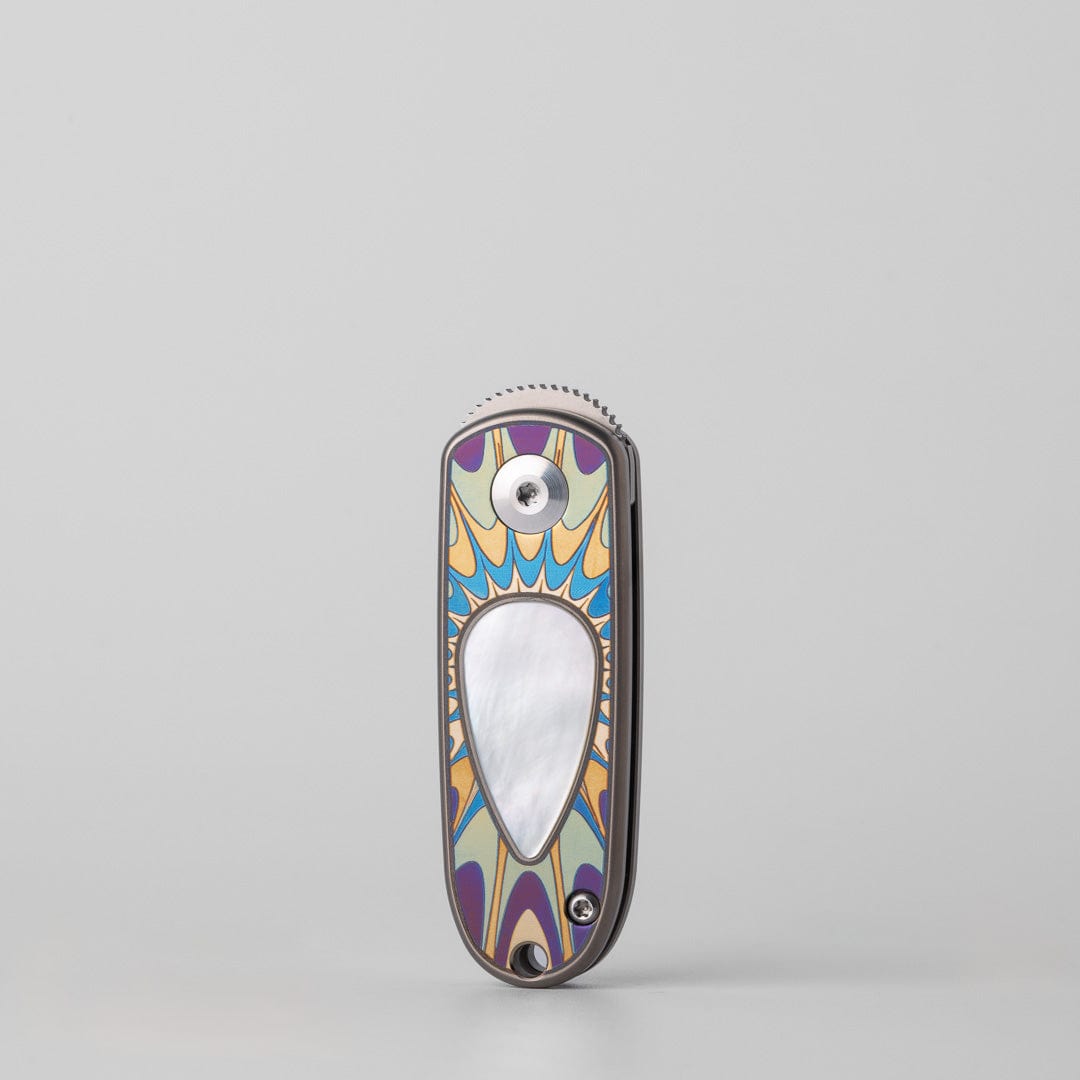 Pocket Knife EDC – Changshanqijie Yuebao | M390 Steel Titanium Shell Inlay