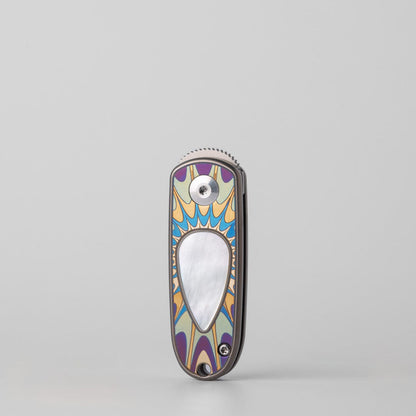Pocket Knife EDC – Changshanqijie Yuebao | M390 Steel Titanium Shell Inlay
