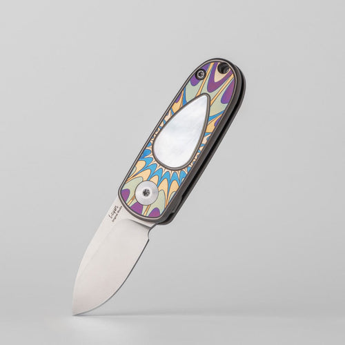 Pocket Knife EDC – Changshanqijie Yuebao | M390 Steel Titanium Shell Inlay