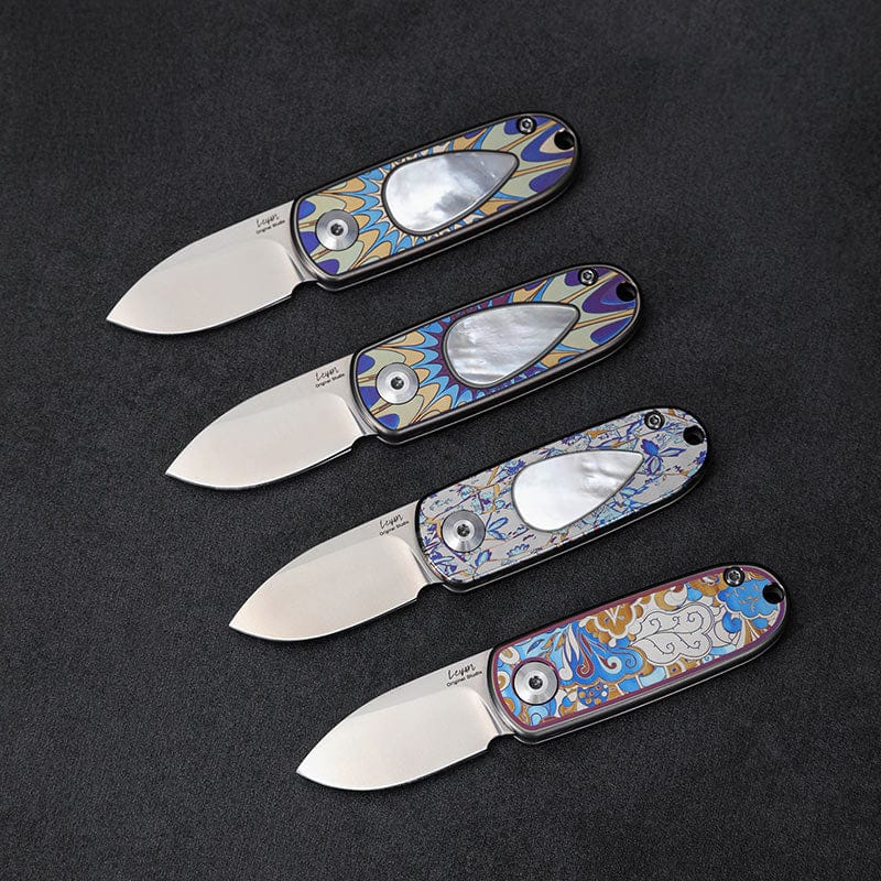 Pocket Knife EDC – Changshanqijie Yuebao | M390 Steel Titanium Shell Inlay