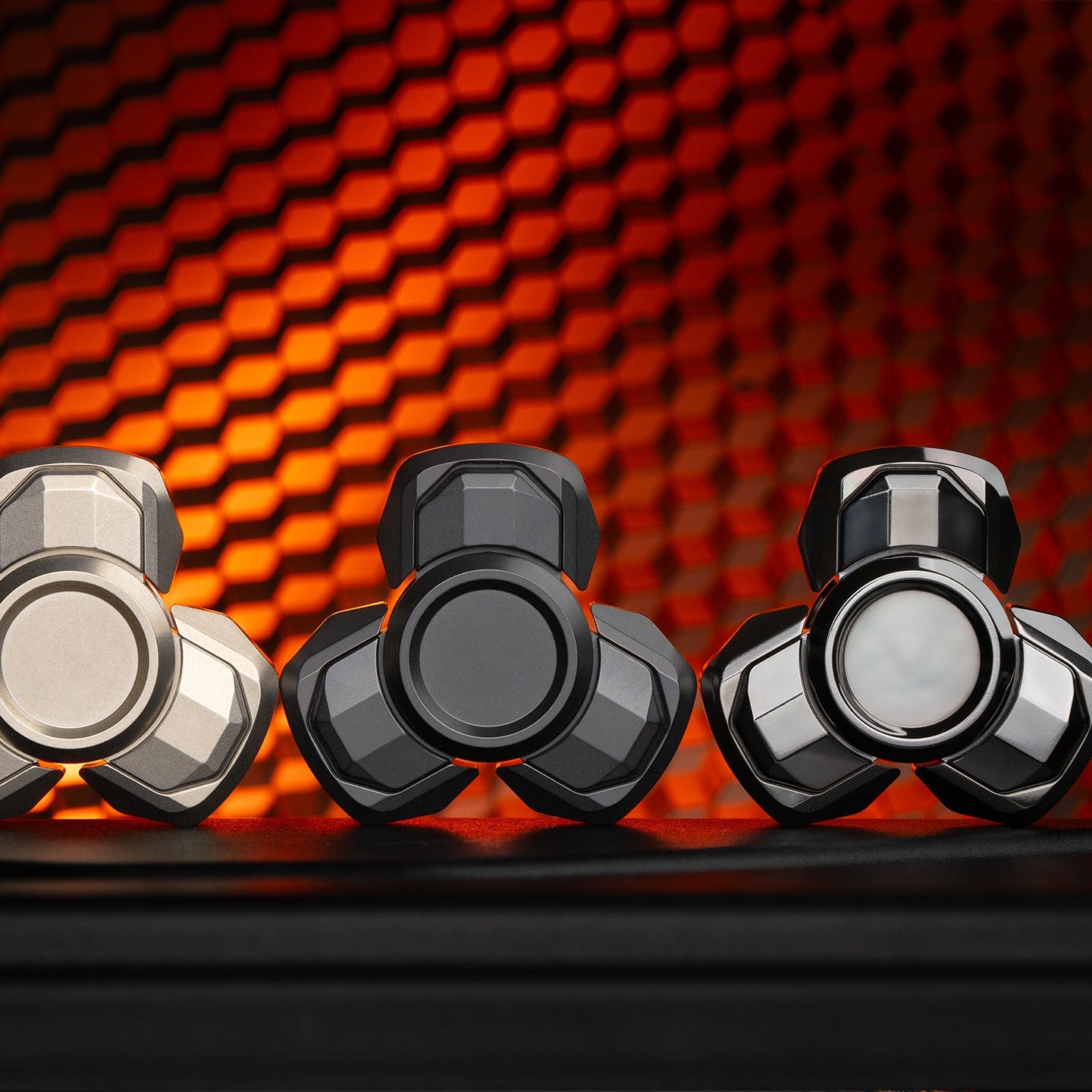 Fidget Spinner EDC – Chenyu Xuan Jia Spinner | Zirconium Titanium Stainless Steel Bar Tri Spinner