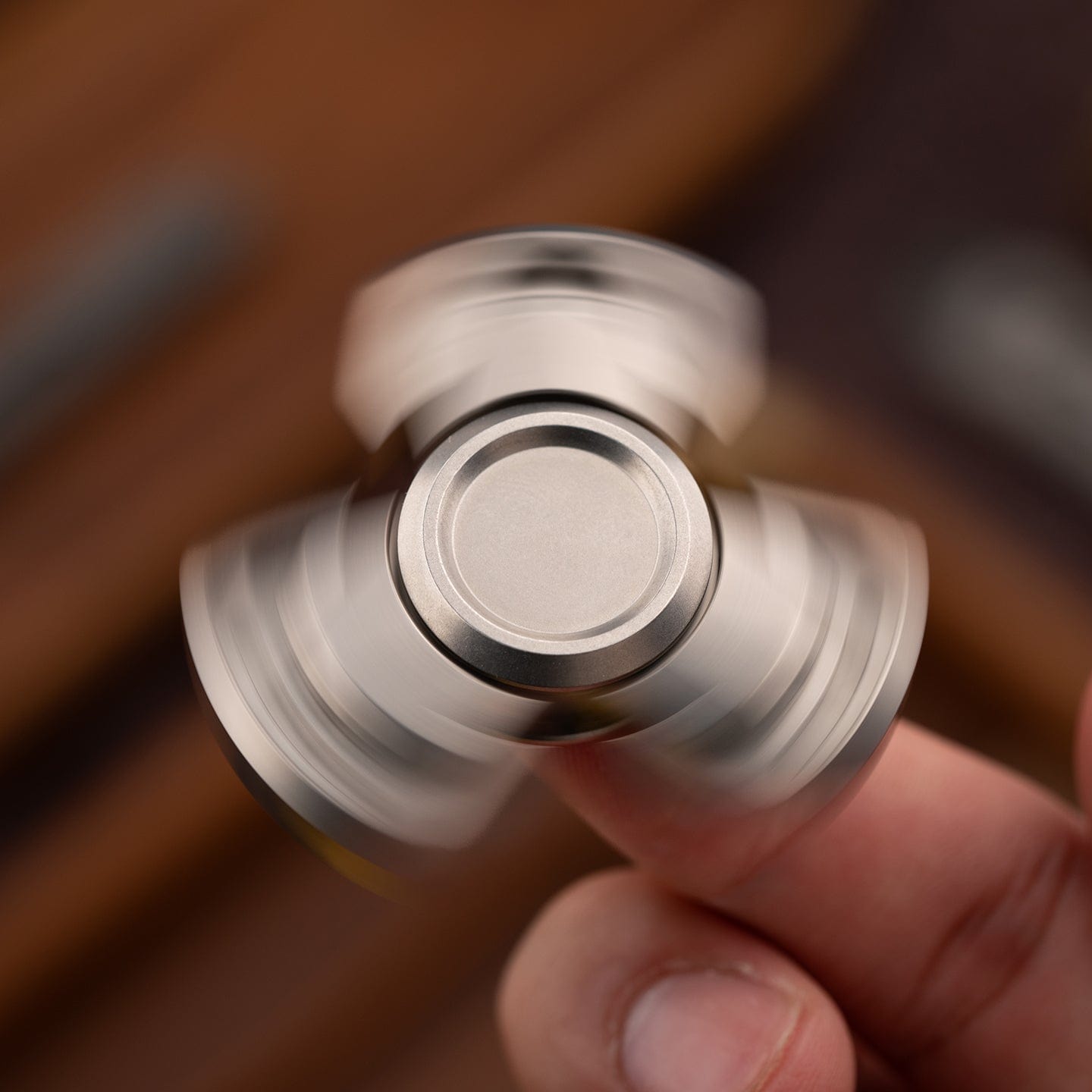 Fidget Spinner EDC – Chenyu Xuan Jia Spinner | Zirconium Titanium Stainless Steel Bar Tri Spinner