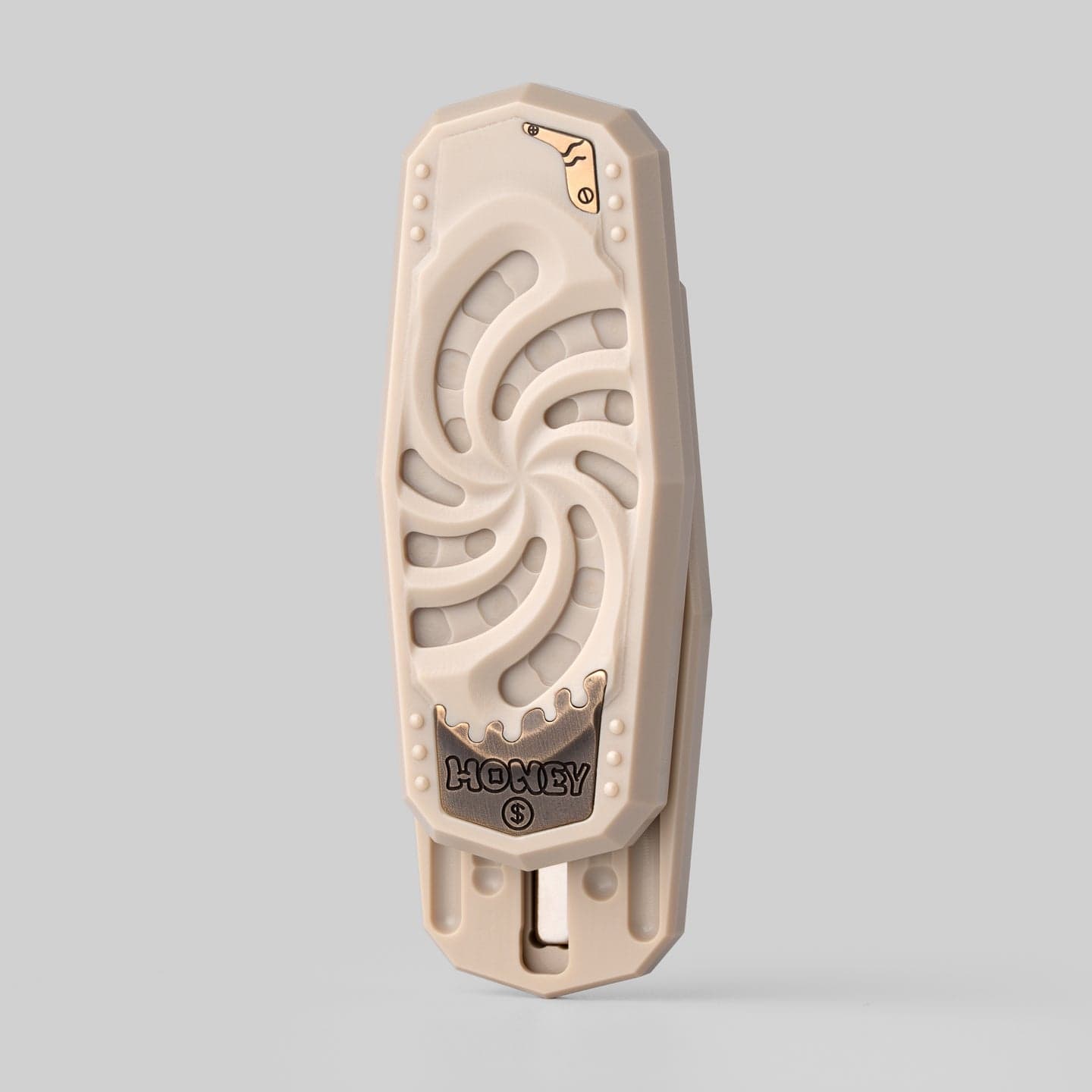 Tactile Slider – Chimago Honey Slider EDC | PMMA PEEK Ultem Stainless Steel Push Slider