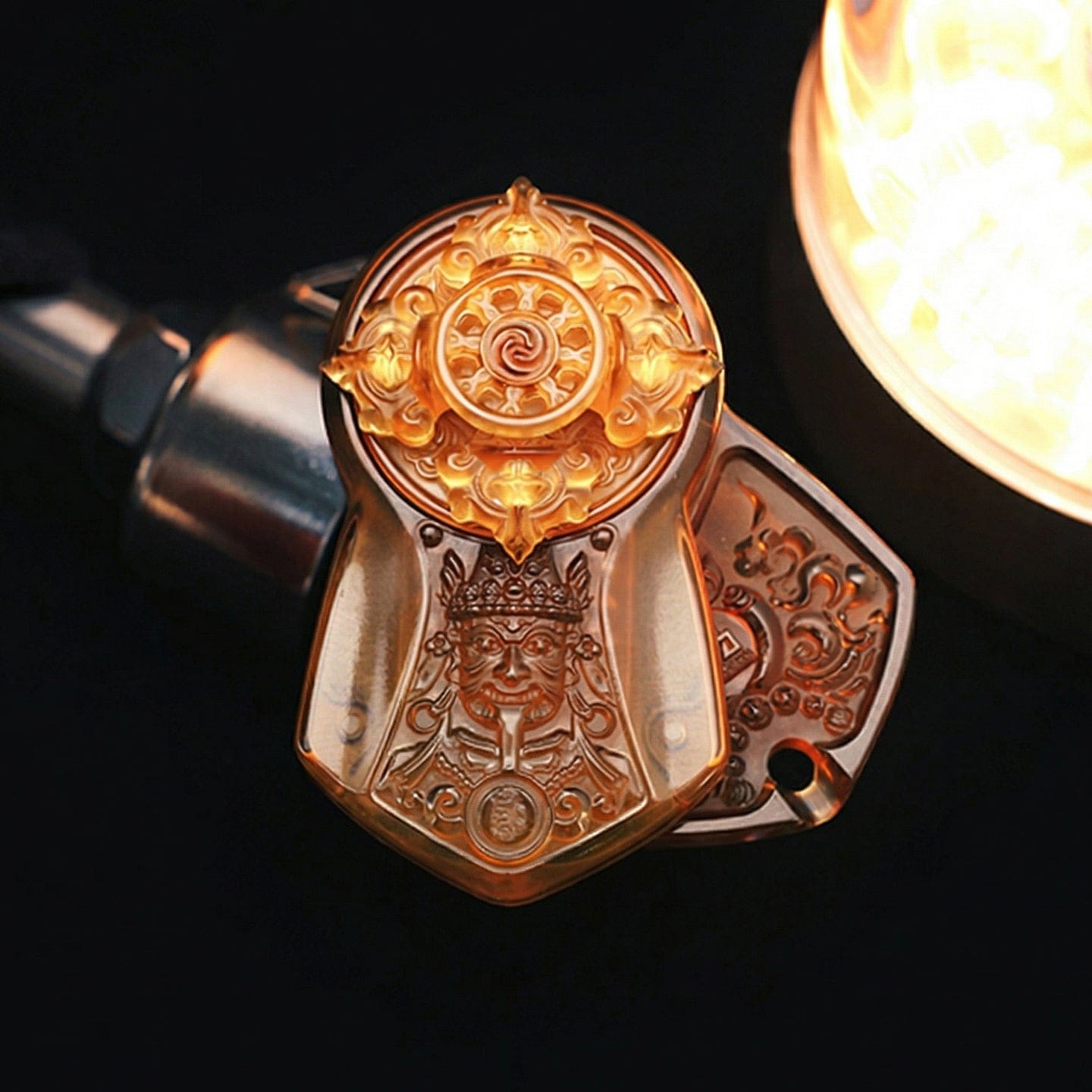 Mechanical Slider – CHIMAGO Garuda Slider | Zirconium Titanium PEEK PEI EDC Push Slider