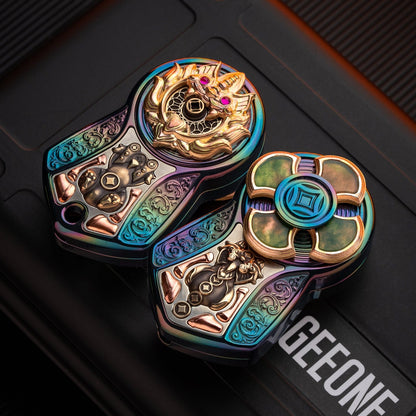 Mechanical Slider – CHIMAGO Garuda Slider | Zirconium Titanium PEEK PEI EDC Push Slider