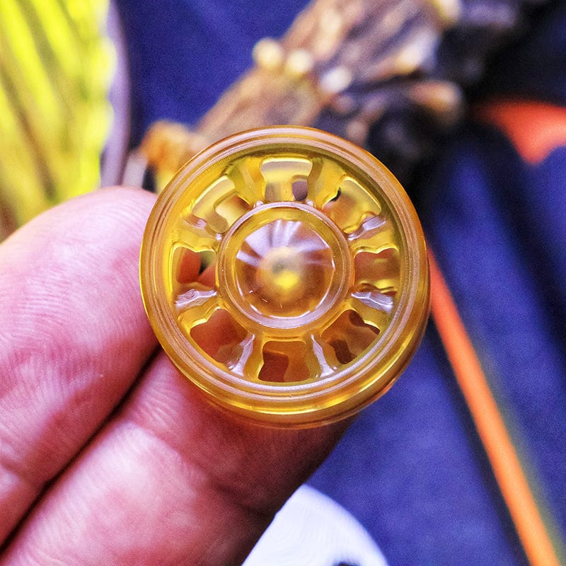 Spinning Top – Chimago Exorcism | Stainless Steel Copper Zirconium Damascus EDC Spinner